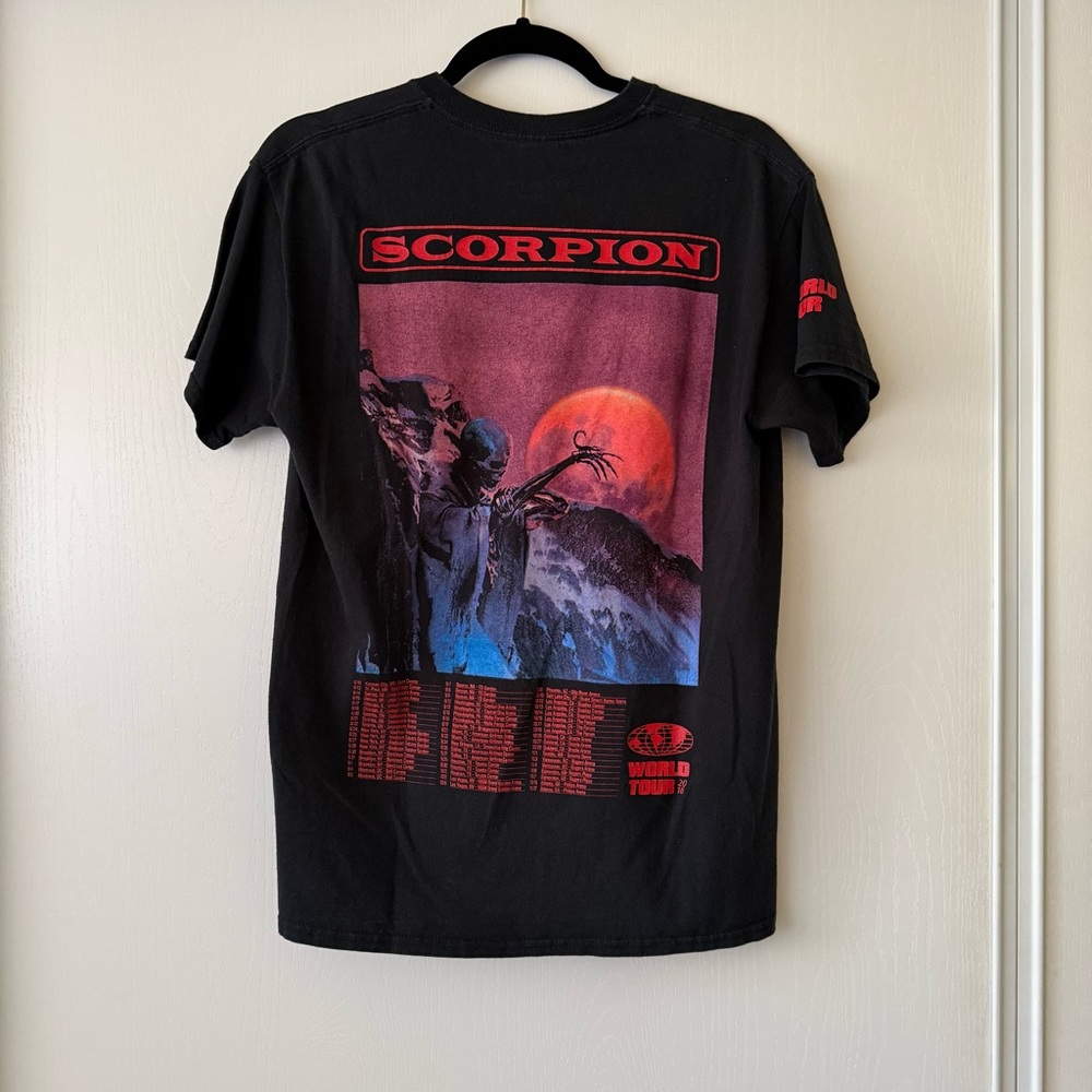 Drake Scorpion Tour Black Graphic T-Shirt - Size Medium